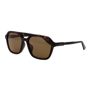 Gucci GG1835S 002 Square Sunglasses - Medium Brown Havana / Brown Gucci GG1835S 002: Buy Online | Visionet main image 4
